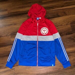 Adidas FC Dallas Full Zip Jacket MLS Soccer Men's Size M 2015 Stripe Embroidered